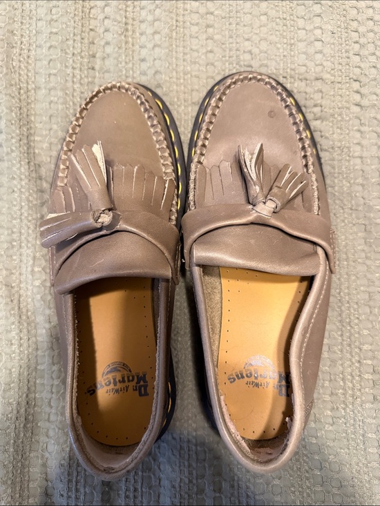 Dr. Martens Shoes - Dr. Martens Women’s Tassel Loafers in Taupe
